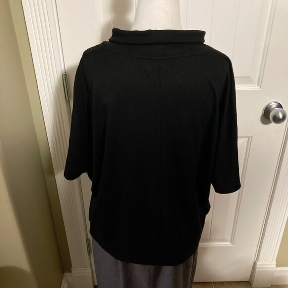 REITMAN's Black turtleneck dolman sleeve top ~ LARGE XL 1X XXL 2X sweater shirt - Picture 13 of 13